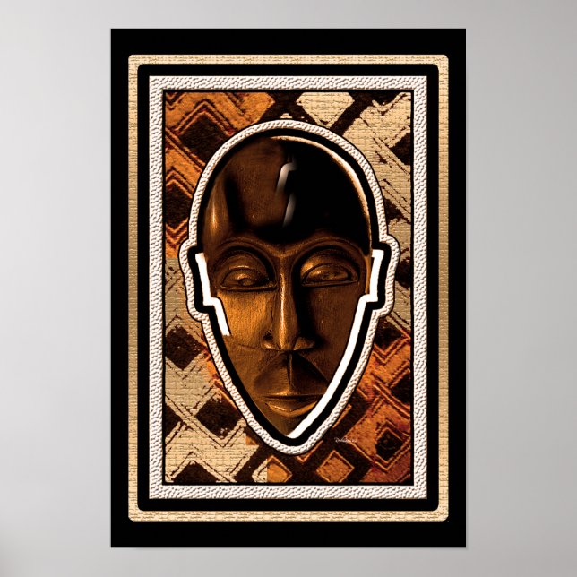 Afrikanische Serenity-Maske Poster (Vorne)