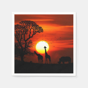 Afrikanische Serviette