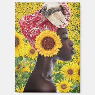 Afrikanische Sonnenblume Magnet