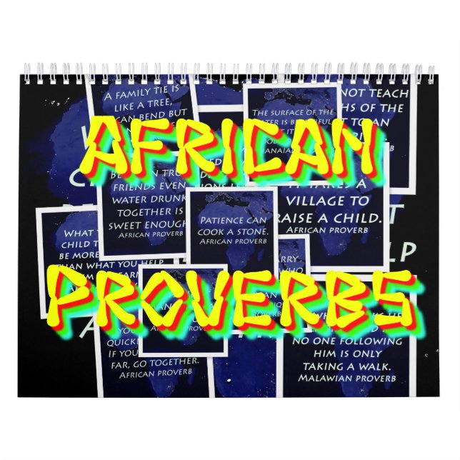 Afrikanische Sprichwörter Kalender (Titelbild)
