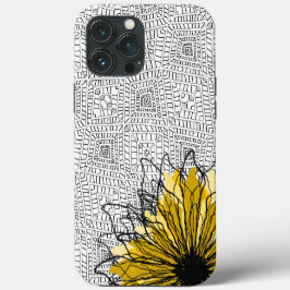 Afrikanische Stammesgebiete und Abstrakte Gelbe Bl Case-Mate iPhone Hülle