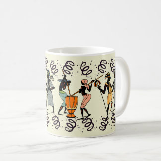 Afrikanische Stammesmänner: Ethnischer Sport Kaffeetasse