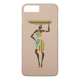 Afrikanische Stammesmutter mit korbischer Stammesk Case-Mate iPhone Hülle