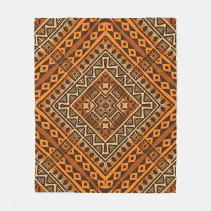 Afrikanische Stammestextilien: ethnischer Stil. Fleecedecke