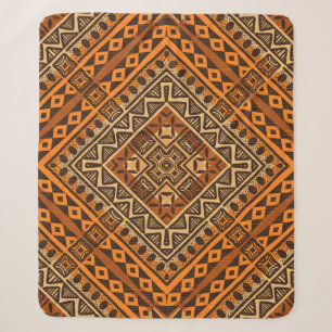 Afrikanische Stammestextilien: ethnischer Stil. Sherpadecke