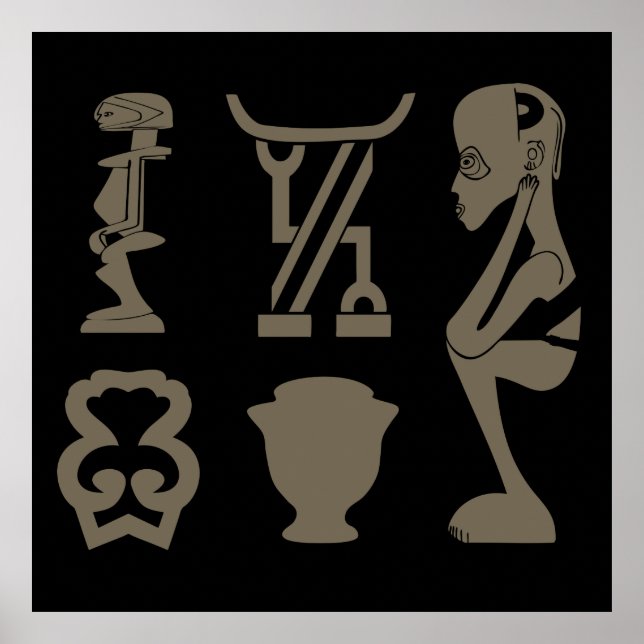 Afrikanische Stammesvölker Poster (Vorne)