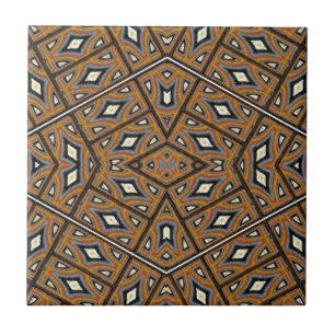 Afrikanische Steine Kaleidoskop Fliese
