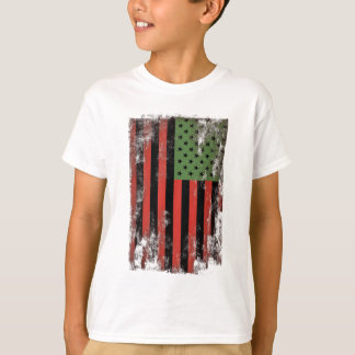 Afrikanische Stolperflagge - Panafrikanische Grüne T-Shirt