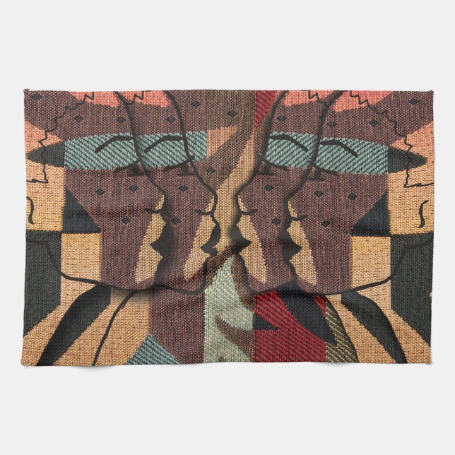 afrikanische Tapestry Geschirrtuch (Horizontal)