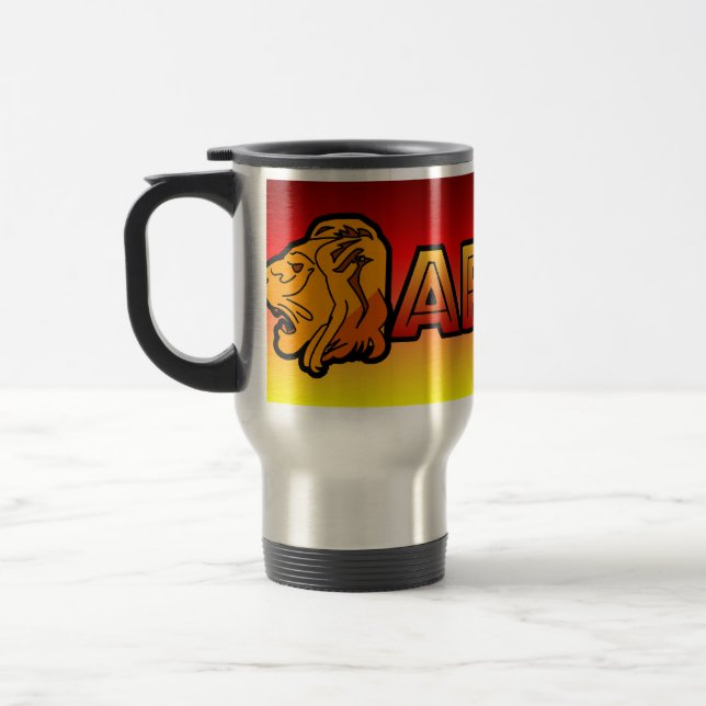 Afrikanische Tasse - wählen Sie Stil & Farbe (Links)