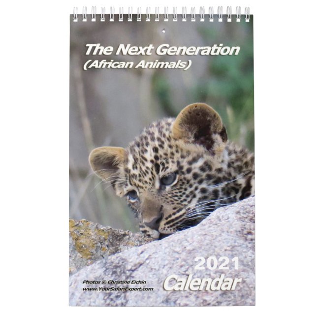 Afrikanische Tiere der nächsten Generation (Single Kalender (Titelbild)