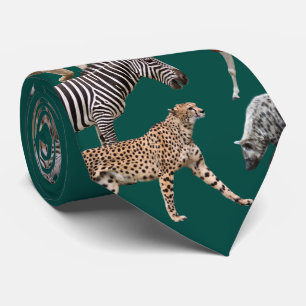 Afrikanische Tiere Krawatte