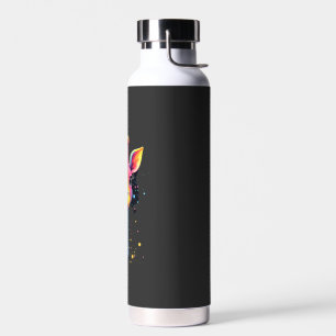 Afrikanische Tierkunst Die bunte Giraffe für lusti Trinkflasche