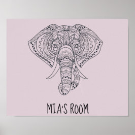 Afrikanische Tierkunst Poster