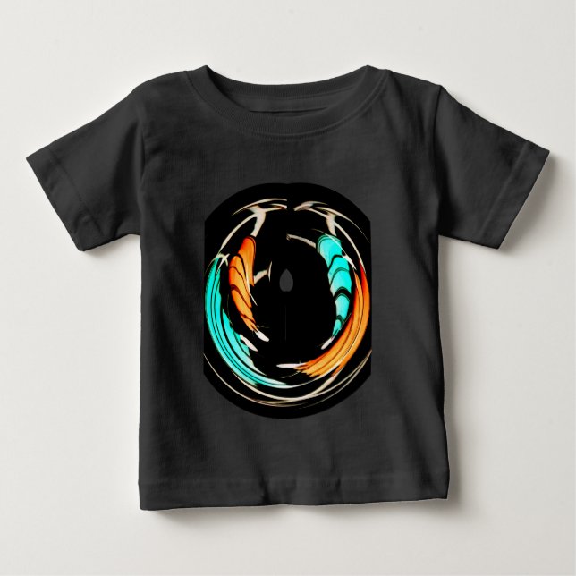 Afrikanische Traditionelle Musterkunst Baby T-shirt (Vorderseite)