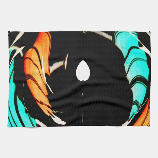 Afrikanische Traditionelle Musterkunst Handtuch (Horizontal)