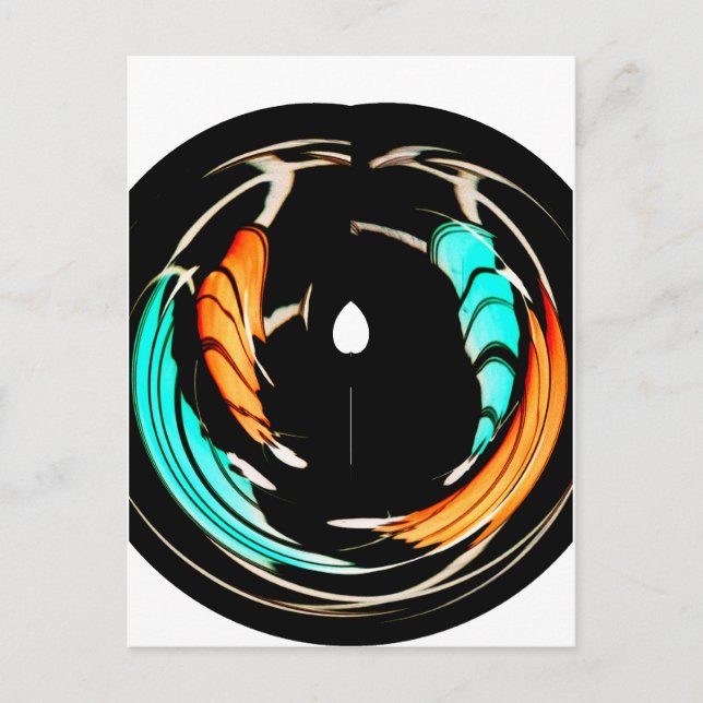 Afrikanische Traditionelle Musterkunst Postkarte (Vorderseite)