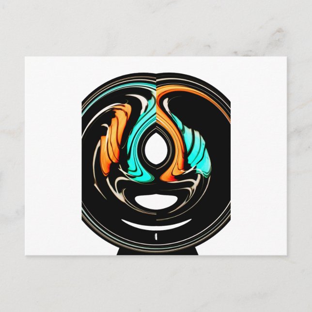 Afrikanische Traditionelle Musterkunst Postkarte (Vorderseite)