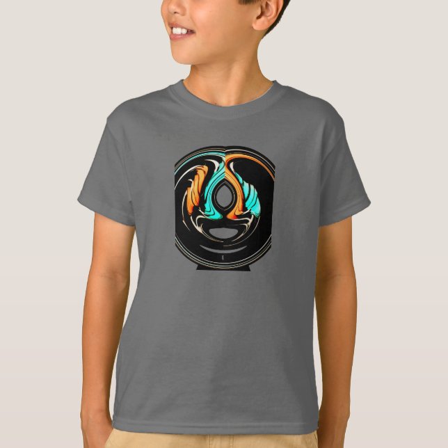 Afrikanische Traditionelle Musterkunst T-Shirt (Vorderseite)