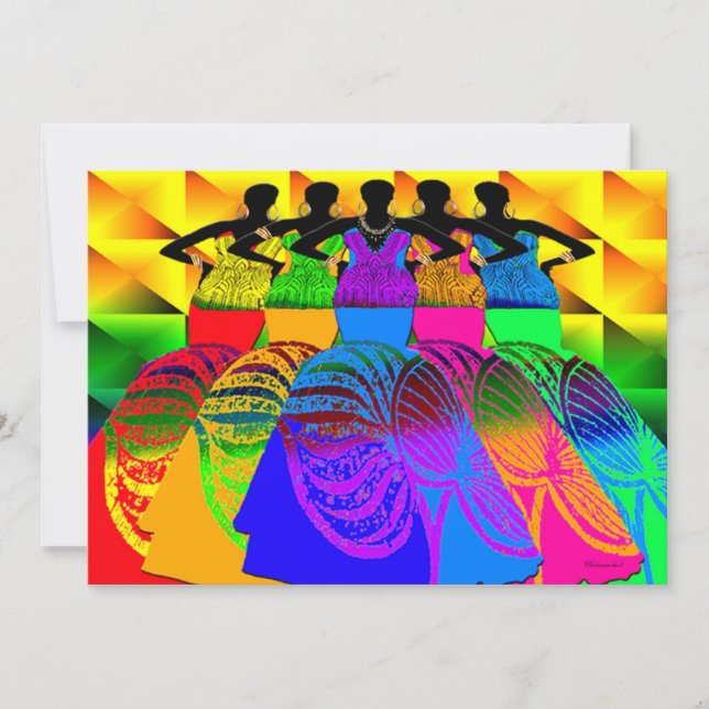 Afrikanische Traummädchen (Vorderseite)