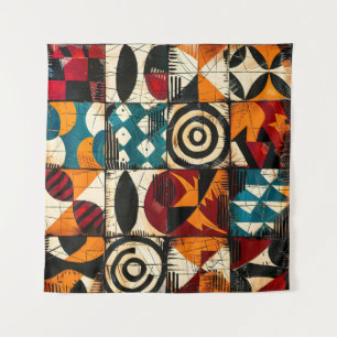 afrikanische Tribal-Muster Art Tapestry Wandteppich