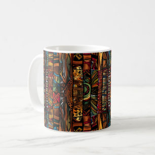 Afrikanische Tribal-Muster-Tasse Kaffeetasse