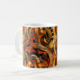 Afrikanische Tribal-Muster-Tasse Kaffeetasse