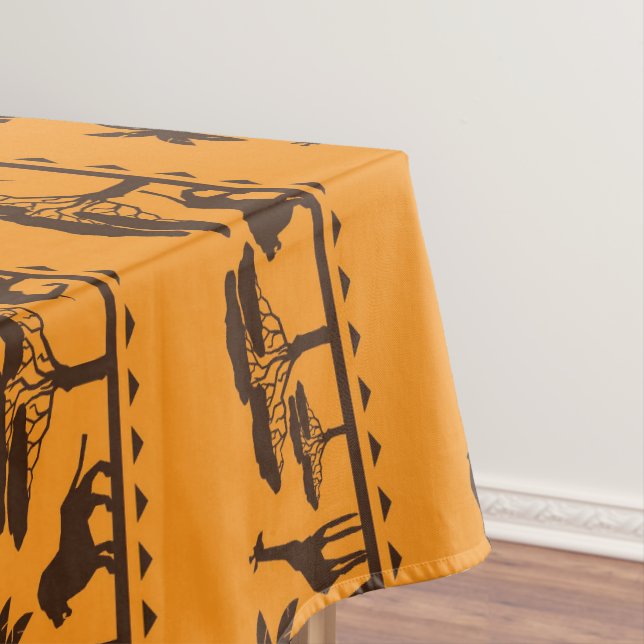 Afrikanische Tribal Muster Tierische Esstisch Tischdecke (Beispiel)