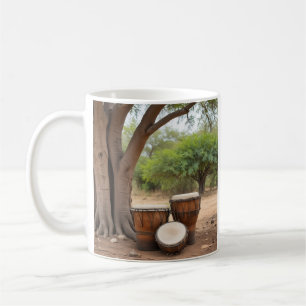 Afrikanische Trommeln Kaffeetasse