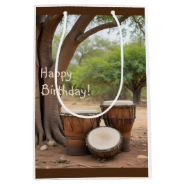 Afrikanische Trommeln Mittlere Geschenktüte