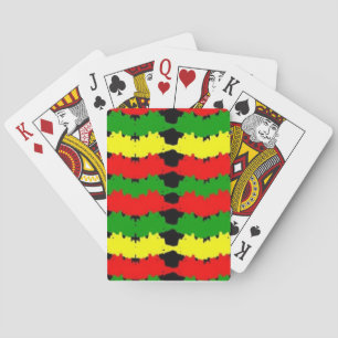 afrikanische und afrozentrische Farben Spielkarten