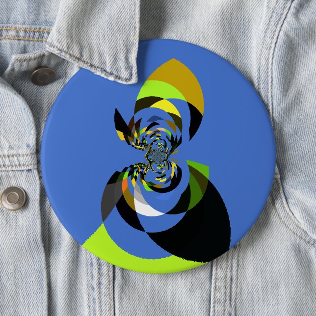 afrikanische Vector Design Art Print Button (Beispiel)