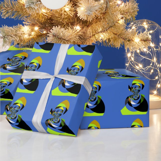 afrikanische Vector Design Art Print Geschenkpapier (Feiertage)