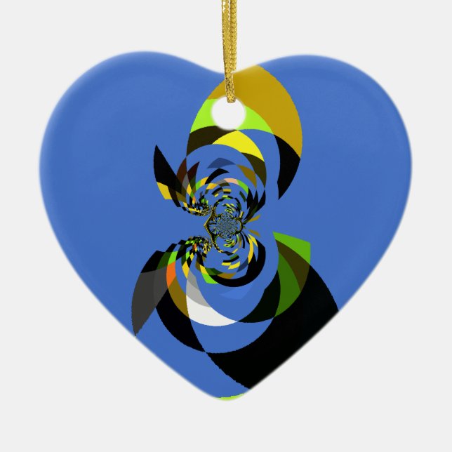 afrikanische Vector Design Art Print Keramikornament (Vorne)