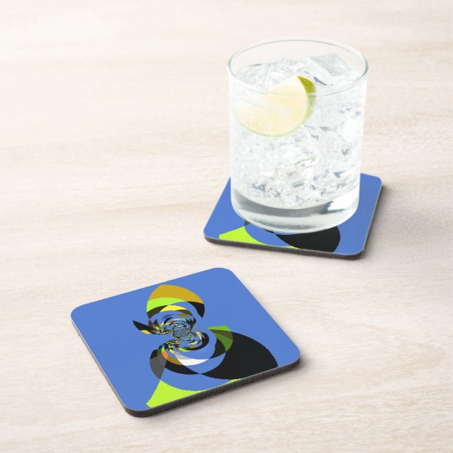 afrikanische Vector Design Art Print Untersetzer (Rechte Seite)