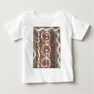 Afrikanische Vintage, traditionelle Ornament Motif Baby T-shirt
