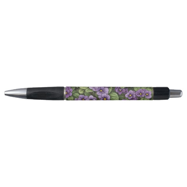 afrikanische Violet-Blume Kugelschreiber (Vorderseite)