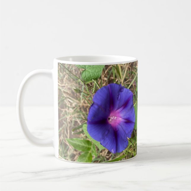 Afrikanische Violette 15 Oz Kaffee Tasse (Links)