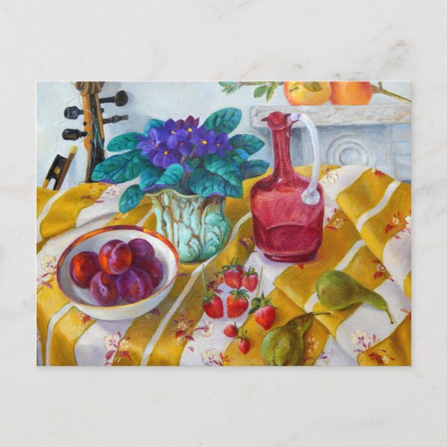 Afrikanische Violetten 2012 Postkarte (Vorderseite)