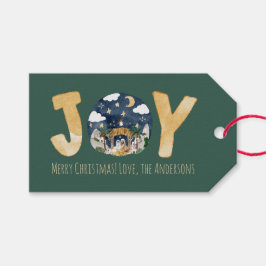 Afrikanische Weihnachtskarte Geschenkanhänger