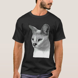 Afrikanische Weiße Serval-Katze T-Shirt