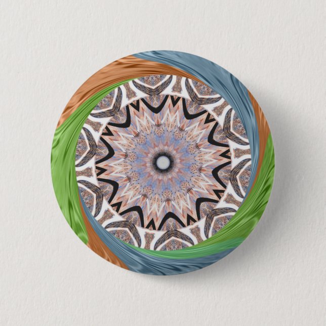 afrikanische Whirlkunst Button (Vorderseite)