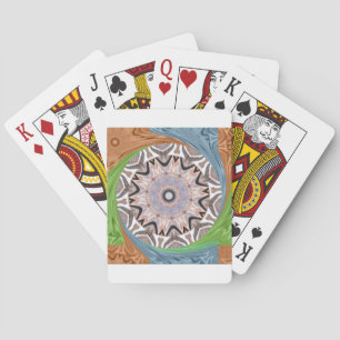 afrikanische Whirlkunst Spielkarten