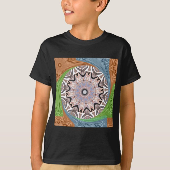 afrikanische Whirlkunst T-Shirt (Vorderseite)