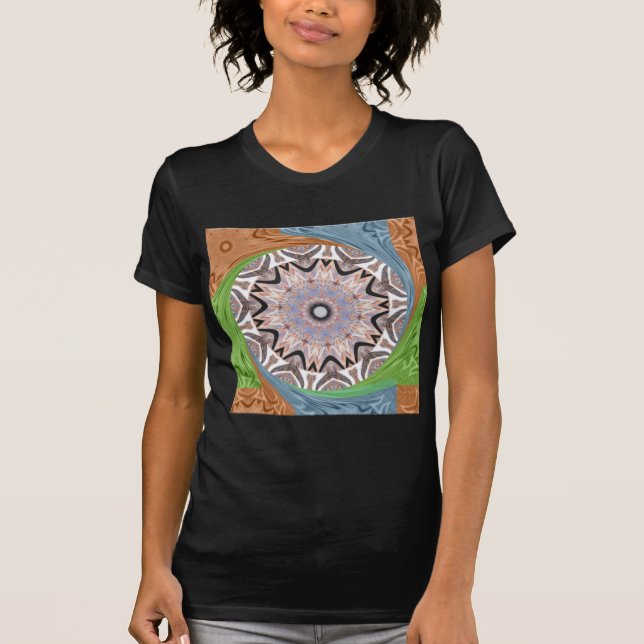 afrikanische Whirlkunst T-Shirt (Vorderseite)
