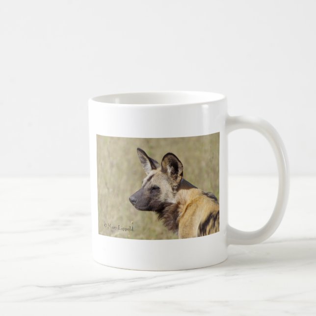 Afrikanische wilder HundeTasse Kaffeetasse (Rechts)