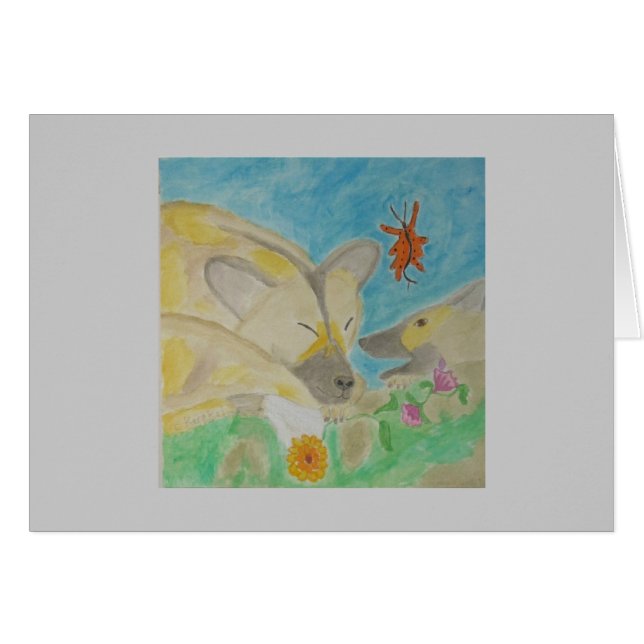 afrikanische wilder Hundewerte (Vorderseite (Horizontal))