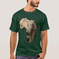 Afrikanische Wildtiere Kontinent Elephant Mama und