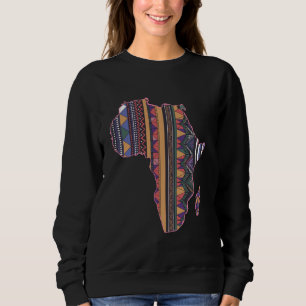 Afrikanische Wurzeln Kunst für Männer Frauen Afroz Sweatshirt
