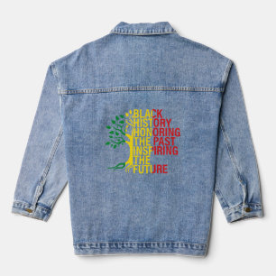Afrikanische Wurzeln Schwarze Geschichte Monat Ver Jeansjacke